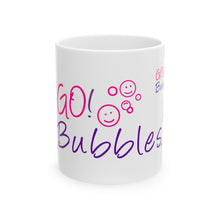 Load image into Gallery viewer, Ceramic Mug 11oz GO! Bubbles