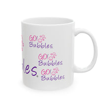 Load image into Gallery viewer, Ceramic Mug 11oz GO! Bubbles