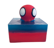 Load image into Gallery viewer, Spider Man Finger Puppet Soap